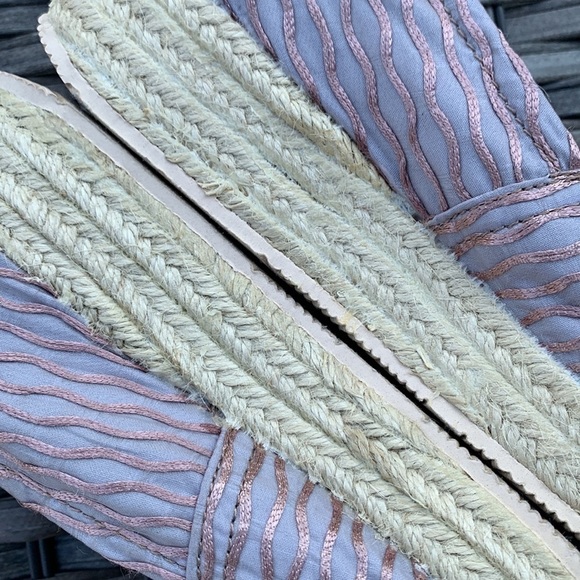 JOY & MARIO Espadrille Wedge Slip-Ons - Coffee - Picture 8 of 16